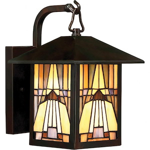 Inglenook - 100W 1 Light Outdoor Small Wall Lantern - 10.5 Inches high