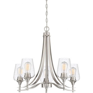 Towne Chandelier 5 Light Steel - 23 Inches high