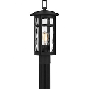 Uma - 1 Light Outdoor Post Lantern - 17.25 Inches high