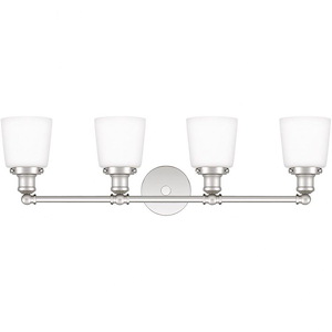 Union 4 Light Transitional Extra Large Bath Vanity Approved for Damp Locations - 9 Inches high - 1211582