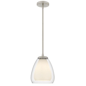 Vivienne - 1 Light Mini Pendant-11 Inch Tall and 9 Inch Wide - 1394035