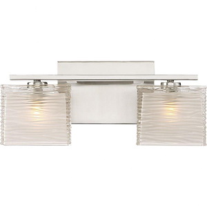 Westcap - 2 Light Transitional Bath Vanity - 6.75 Inches high - 1011143