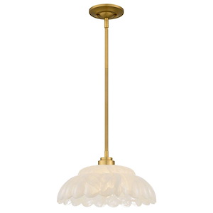 Whitecap - 1 Light Pendant-7.5 Inch Tall and 14 Inch Wide - 1394046