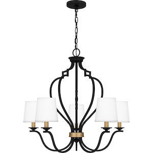 Wilkins - 5 Light Chandelier In Traditional Style-25.5 Inches Tall and 27.5 Inches Wide