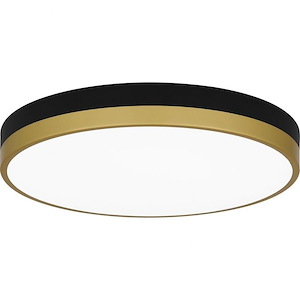 Weldin - 30W LED Flush Mount In Contemporary Style-2 Inches Tall and 15 Inches Wide