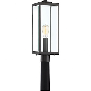 Westover 1-Light Outdoor Post Lantern in Transitional Style 20.5 Inches Tall and 7 Inches Wide - 1011362