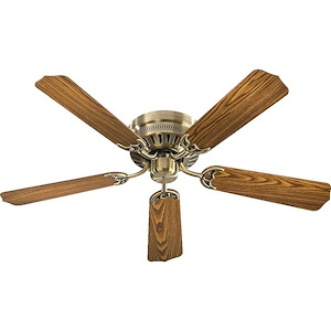 Custom Hugger - Ceiling Fan in Traditional style - 52 inches wide by 7.87 inches high