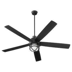 Niles Patio - 5 Blade Ceiling Fan with Light Kit-20.25 Inches Tall and 64 Inches Wide
