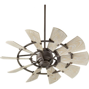 Windmill - Patio Fan in Transitional style - 44 inches wide by 16.46 inches high