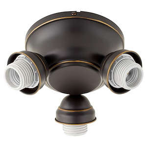 Salon - 27W 3 LED Ceiling Fan Light Kit-4.75 Inches Tall and 8 Inches Wide