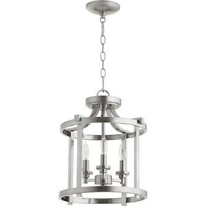 Lancaster - 3 Light Dual Mount Pendant in Transitional style - 13 inches wide by 15.75 inches high
