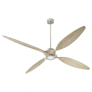 Papillon - 4 Blade Wifi Ceiling Fan In Soft Contemporary Style-15.5 Inches Tall and 80 Inches Wide