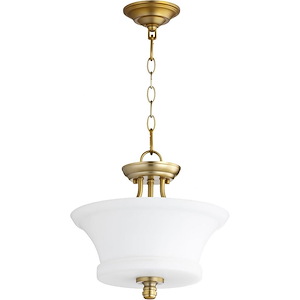 Rossington - 2 Light Dual Mount Pendant in Quorum Home Collection style - 13 inches wide by 13.5 inches high - 616422
