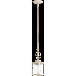 San Miguel - 1 Light Pendant in Transitional style - 5.5 inches wide by 15.5 inches high