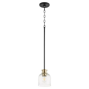 Monarch - 1 Light Pendant In Soft Contemporary Style-7.25 Inches Tall and 5.5 Inches Wide - 1106032