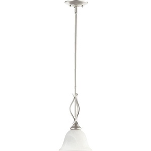 Spencer - 1 Light Pendant in Quorum Home Collection style - 7.5 inches wide by 18.25 inches high