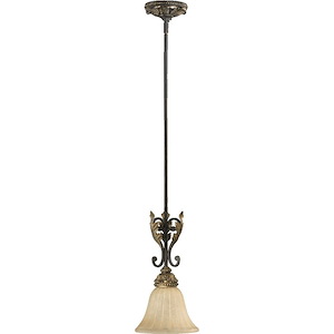 Rio Salado - 1 Light Mini Pendant in Transitional style - 8 inches wide by 19.25 inches high