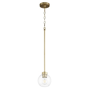Voln - 1 Light Pendant-6.25 Inches Tall and 6 Inches Wide