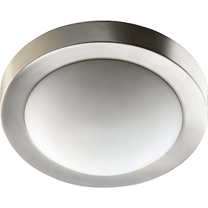 Contempo - 1 Light Flush Mount in Quorum Home Collection style - 9.25 inches wide by 3.75 inches high