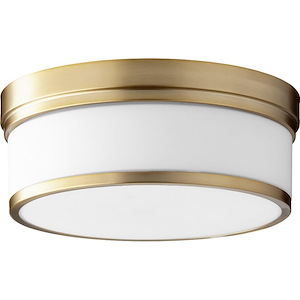 Celeste - 3 Light Flush Mount in Transitional style - 14 inches wide by 5.5 inches high