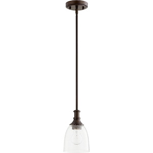 Richmond - 1 Light Mini Pendant in Quorum Home Collection style - 5.25 inches wide by 8.5 inches high - 616540