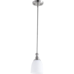 Richmond - 1 Light Mini Pendant in Quorum Home Collection style - 5.25 inches wide by 8.5 inches high