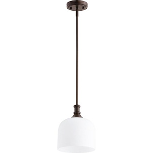 Richmond - 1 Light Pendant in Quorum Home Collection style - 8 inches wide by 9.5 inches high