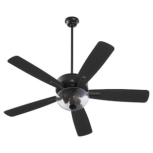 Ovation - 5 Blade Ceiling Fan with Light Kit In Transitional Style-17.25 Inches Tall and 52 Inches Wide - 1106041
