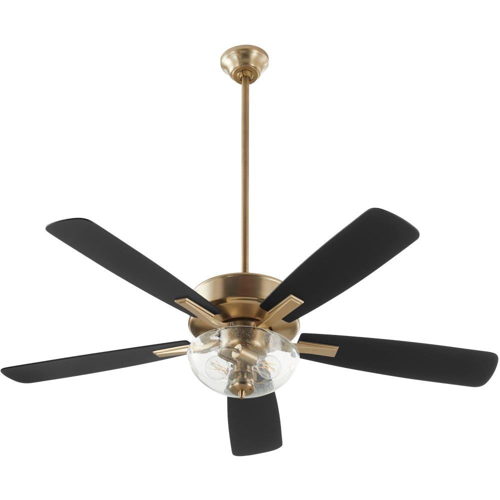Quorum Lighting - 4525-2280 - Ovation - 5 Blade Ceiling Fan with Light Kit- 17.25 Inches Tall and 52 Inches Wide