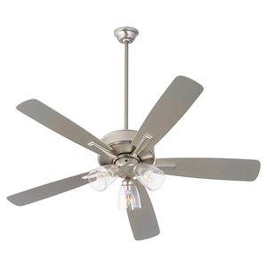 Ovation - 5 Blade Ceiling Fan with Light Kit In Transitional Style-18.25 Inches Tall and 52 Inches Wide - 1106042