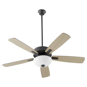 Ovation - 5 Blade Ceiling Fan with Light Kit In Transitional Style-17.25 Inches Tall and 52 Inches Wide - 1106044