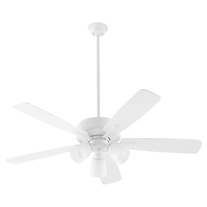 Ovation - 5 Blade Ceiling Fan with Light Kit In Transitional Style-18.25 Inches Tall and 52 Inches Wide - 1106045