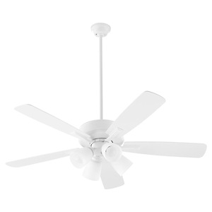 Ovation - 5 Blade Ceiling Fan with Light Kit In Transitional Style-18.25 Inches Tall and 52 Inches Wide - 1106046
