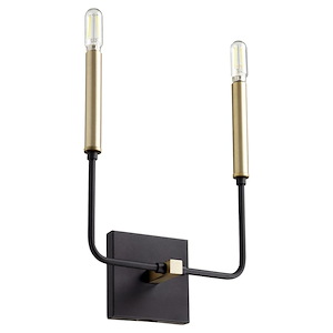 Lacy - 2 Light Wall Mount in Soft Contemporary style - 10 inches wide by 13.75 inches high - 1010186