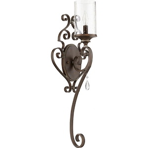 San Miguel - 1 Light Wall Mount in Transitional style - 9.25 inches wide by 26.25 inches high - 616601