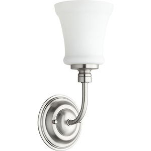 Rossington - 1 Light Wall Mount in Quorum Home Collection style - 5 inches wide by 12.5 inches high - 616585
