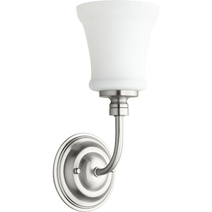 Rossington - 1 Light Wall Mount in Quorum Home Collection style - 5 inches wide by 12.5 inches high - 1342847