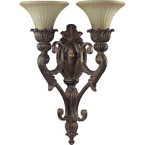 Madeleine - 2 Light Wall Bracket in Traditional style - 15.75 inches wide by 21.5 inches high - 142240