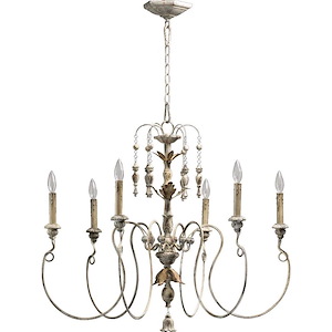 Salento - 6 Light Chandelier in Transitional style - 32 inches wide by 28 inches high