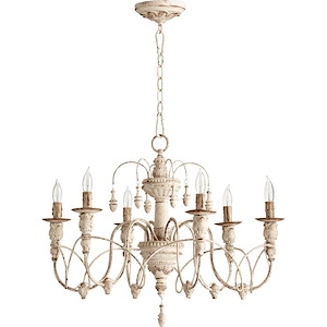 Salento - 6 Light Chandelier in Transitional style - 25 inches wide by 20 inches high