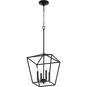 Gabriel - 4 Light Entry Pendant in Quorum Home Collection style - 12.5 inches wide by 16 inches high - 906663