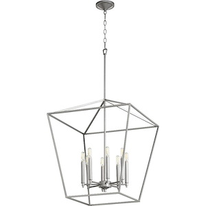 Gabriel - 8 Light Entry Pendant in Quorum Home Collection style - 22 inches wide by 26.25 inches high - 906660
