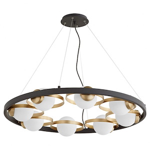 Nimbus - 8 Light Chandelier In Modern and Contemporary Style-32 Inches Wide