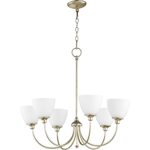 Celeste - 6 Light Chandelier in Transitional style - 28 inches wide by 24.5 inches high
