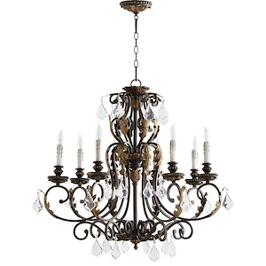 Rio Salado - 8 Light Chandelier in Transitional style - 33 inches wide by 32 inches high