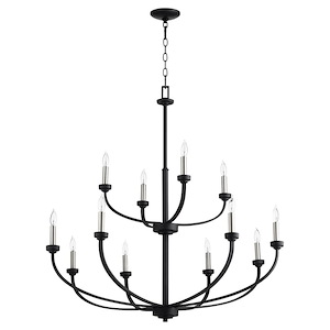 Reyes - 12 Light 2-Tier Chandelier - 1010255