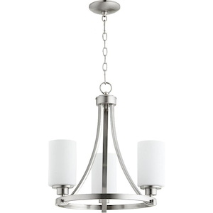 Lancaster - 3 Light Chandelier in Transitional style - 18 inches wide by 19.25 inches high