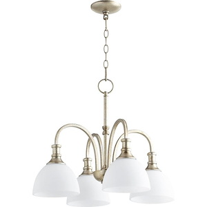 Richmond - 4 Light Nook Pendant in Quorum Home Collection style - 23 inches wide by 19 inches high - 616713