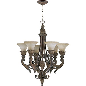Madeleine - 6 Light Chandelier in Traditional style - 27 inches wide by 34 inches high - 143045