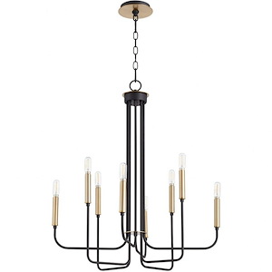 Hope - 8 Light Chandelier In Soft Contemporary Style-29 Inches Tall and 24.75 Inches Wide - 1106136